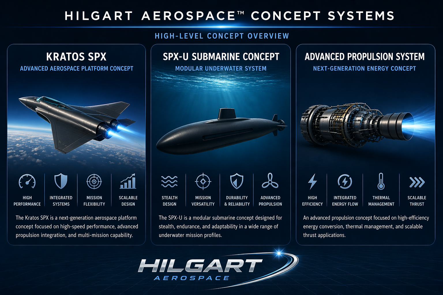 Hilgart Aerospace concept systems overview